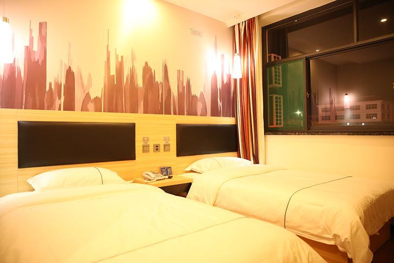 Thank Inn Chain Hotel Shandong Weifang Qingzhou Railway Station Gaoliu Buitenkant foto